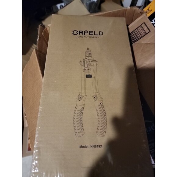 13" Hand Rivet Nut Gun Kit Rivnut Setting Tools with 35 Pcs Assorted Rivnuts - Picture 1 of 5